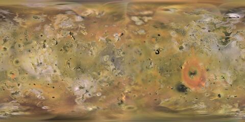 Io surface map