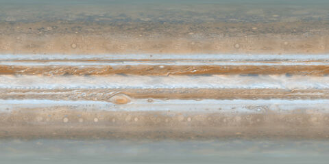 Jupiter surface map